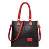 New Fashion Women's Handbag Color Matching Shoulder Bag Mother and Child Bag Embossed Large-capacity Messenger Bag Wrist Bag