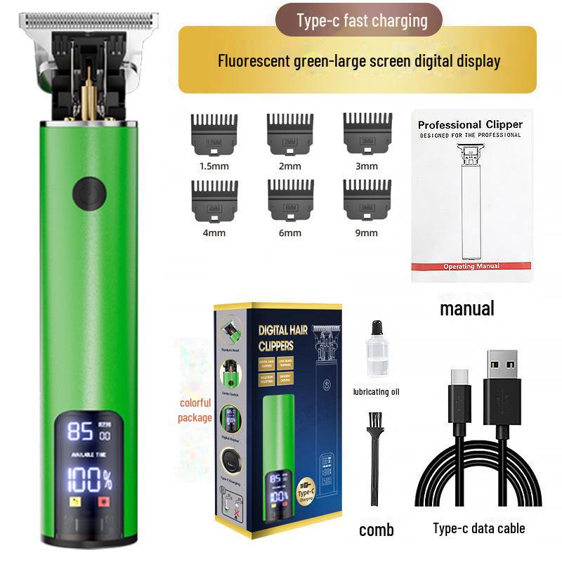 Men's Electric Bald Hair Clipper for Barber Shops & Salons