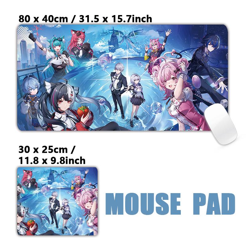Anime Video Games NTE Neverness to Everness XXL Large Mouse Pad Computer Laptop Non-slip Keyboard Desk Mat Mousepad