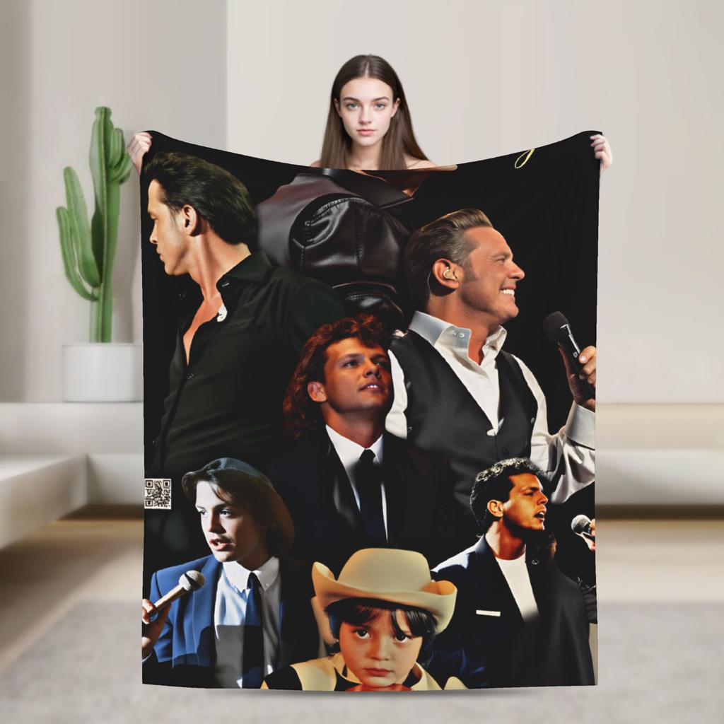 Luis Miguel Blanket Quality Warm Throw Blanket Winter Girls Boys Living Room Novelty Bedspread