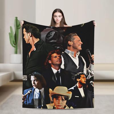 Luis Miguel Plush Blanket Students  Flannel Throw Blanket For Outdoor Soft Warm Design Quality Bedspread Gift