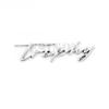 Car Styling Trophy Feder Rear Trunk Metal Chrome Zinc Alloy Emblem Badge Decal for  Megane 2 3 4 RS Grandtourer GT MG6