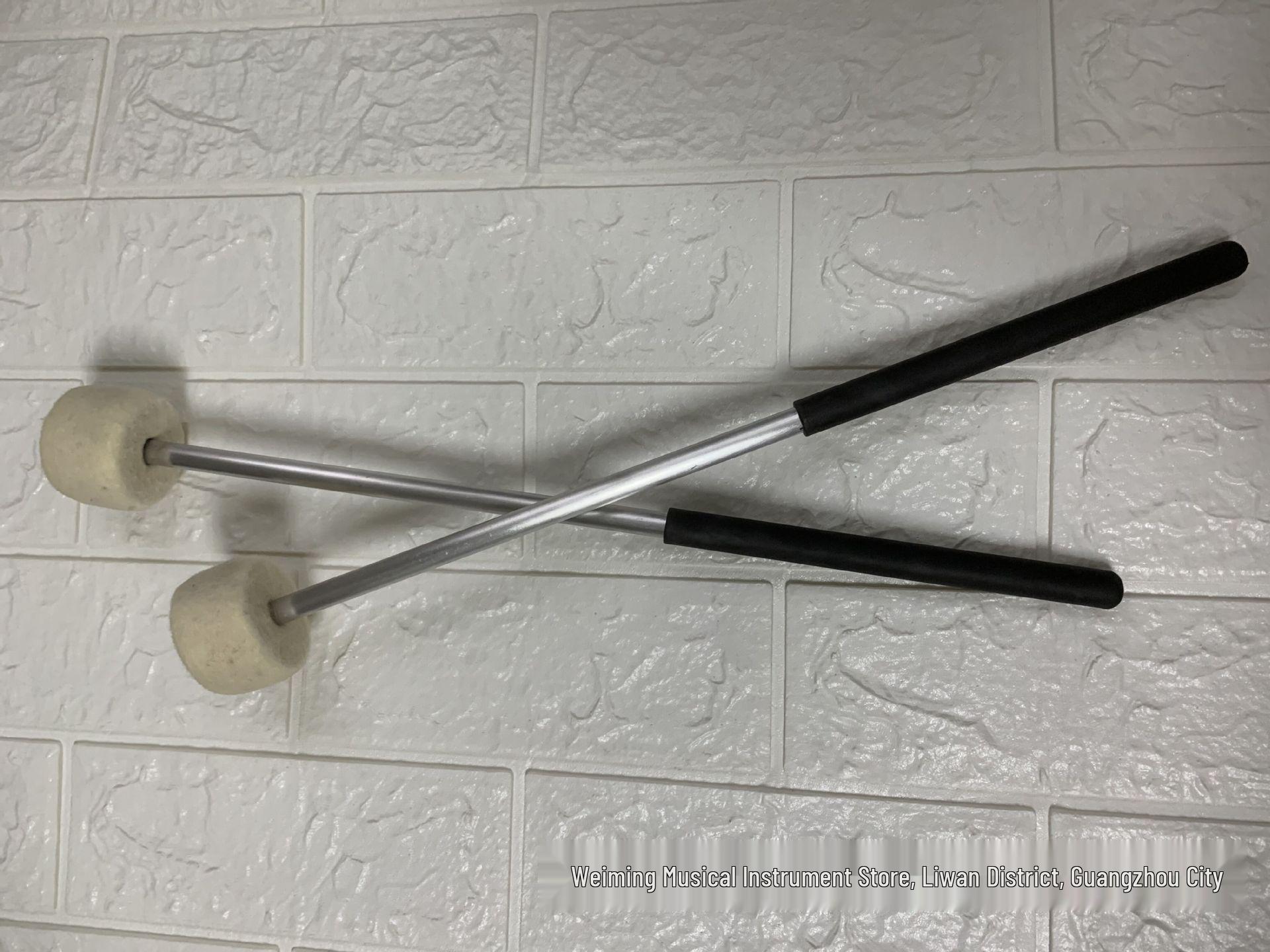 Heavy-Duty Colored Drumstick Stand with Metal Electronic Drumsticks and Felt Head Protection. Single