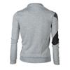 Autumn/winter Men's Casual Fashion Stitching Contrasting Casual Long-sleeved Pullover Sweatshirt