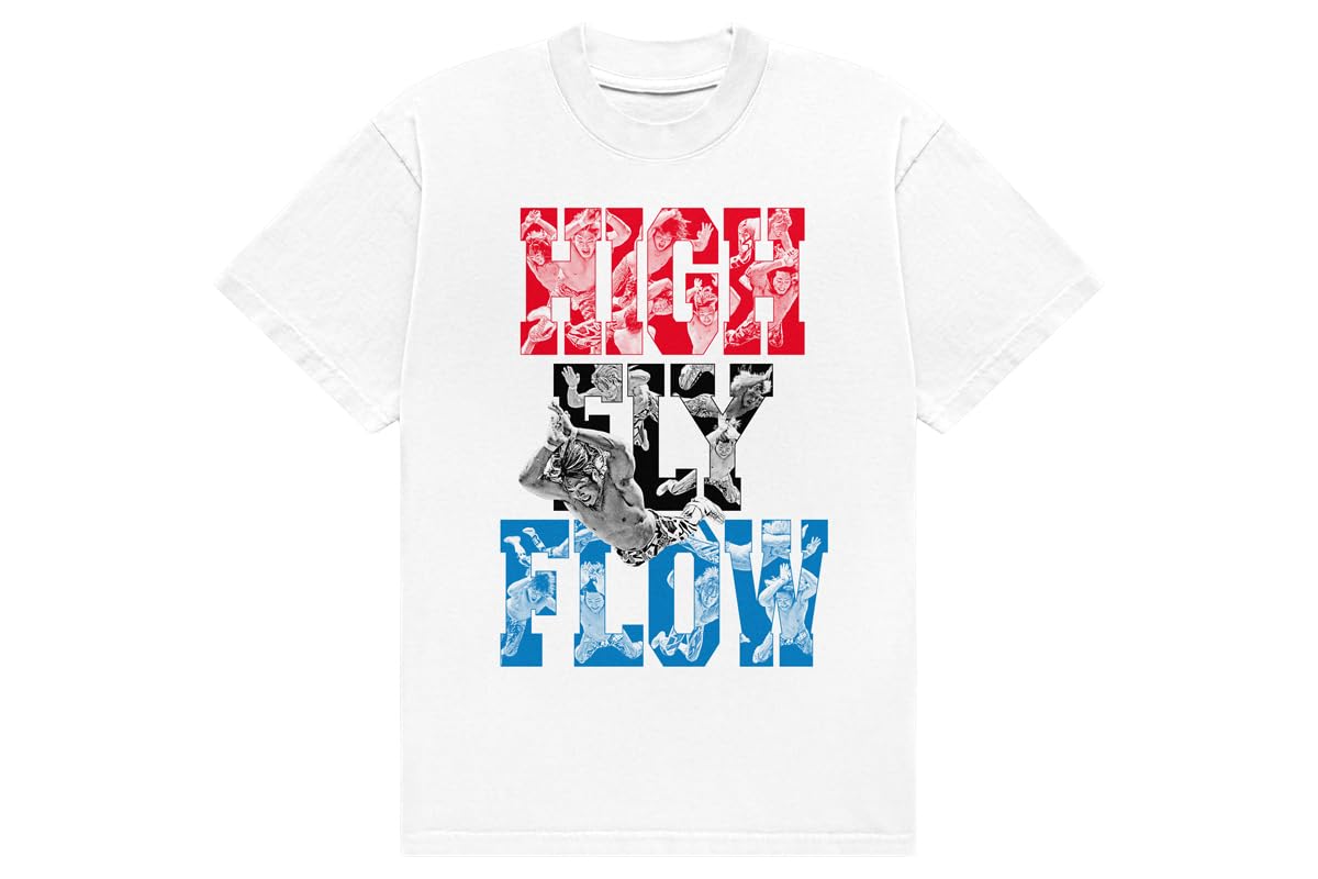 

New Japan Pro-Wrestling Hiroshi Tanahashi HIGH FLY FLOW Picture T-Shirt, Size Small, 6773104170