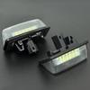 2Pcs For Toyota Alphard Wish Noah/Voxy Estima Caldina Corolla Crown Majesta Starlet Sprinter Celica Raum LED License Plate Light