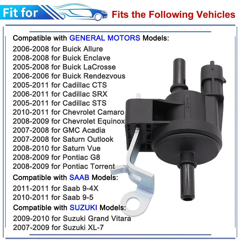 Vapor Canister Purge Valve 214-1685 12611801 0280142449 for Buick Cadillac Chevrolet GMC 911-079 12591334 1811778J00 CP479 CP569