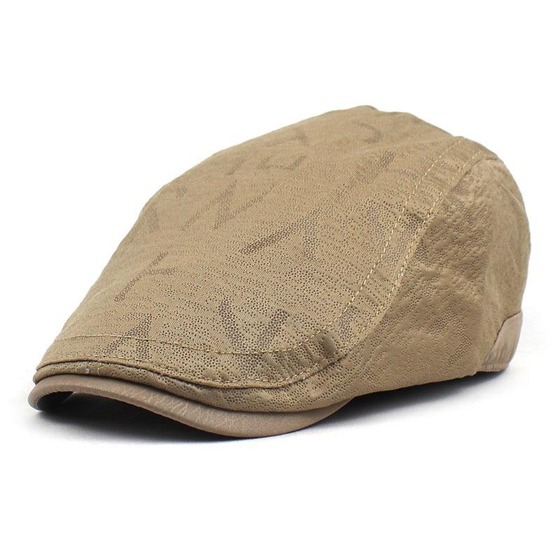 Thin beret women s summer breathable fashion cap Korean version of men s forward hat Adjustable