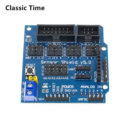 V5.0 Sensor Shield Expansion Board for Arduino Electronic Building Blocks Robot Accessories Sensor Shield V5 Expansion Board