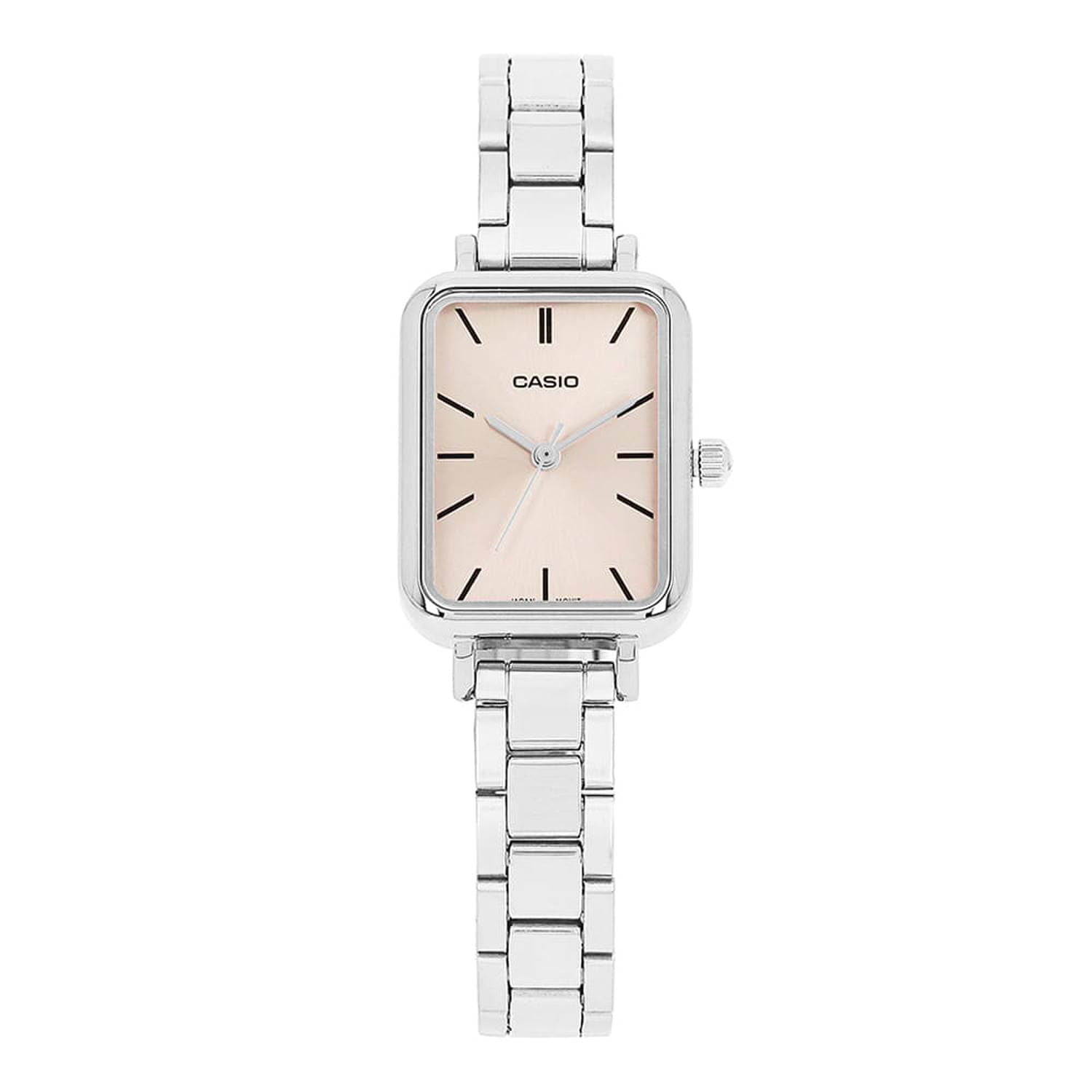 [Casio] LTP-V009D-4EUDF (LTP-V009D-4E) Аналоговые квадратные студенческие женские металлические часы