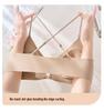 Nahtloser Push-Up-BH für Damen: Verschluss vorne, Anti-Hängebrust, Seitenstütze, Ohne Bügel, Feste Cups