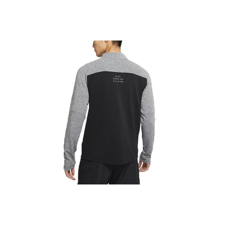 Nike Sweatshirts Men's Black Stand Collar Moderate Regular DA0439-010