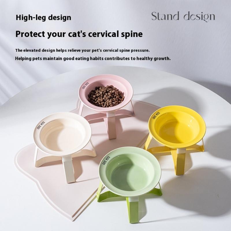 Cerc Bowl Pet Bowl With Iron Stand Protect Cervical Spine Small Size Dog Bowl Smart Bowl For S Pet Supplies