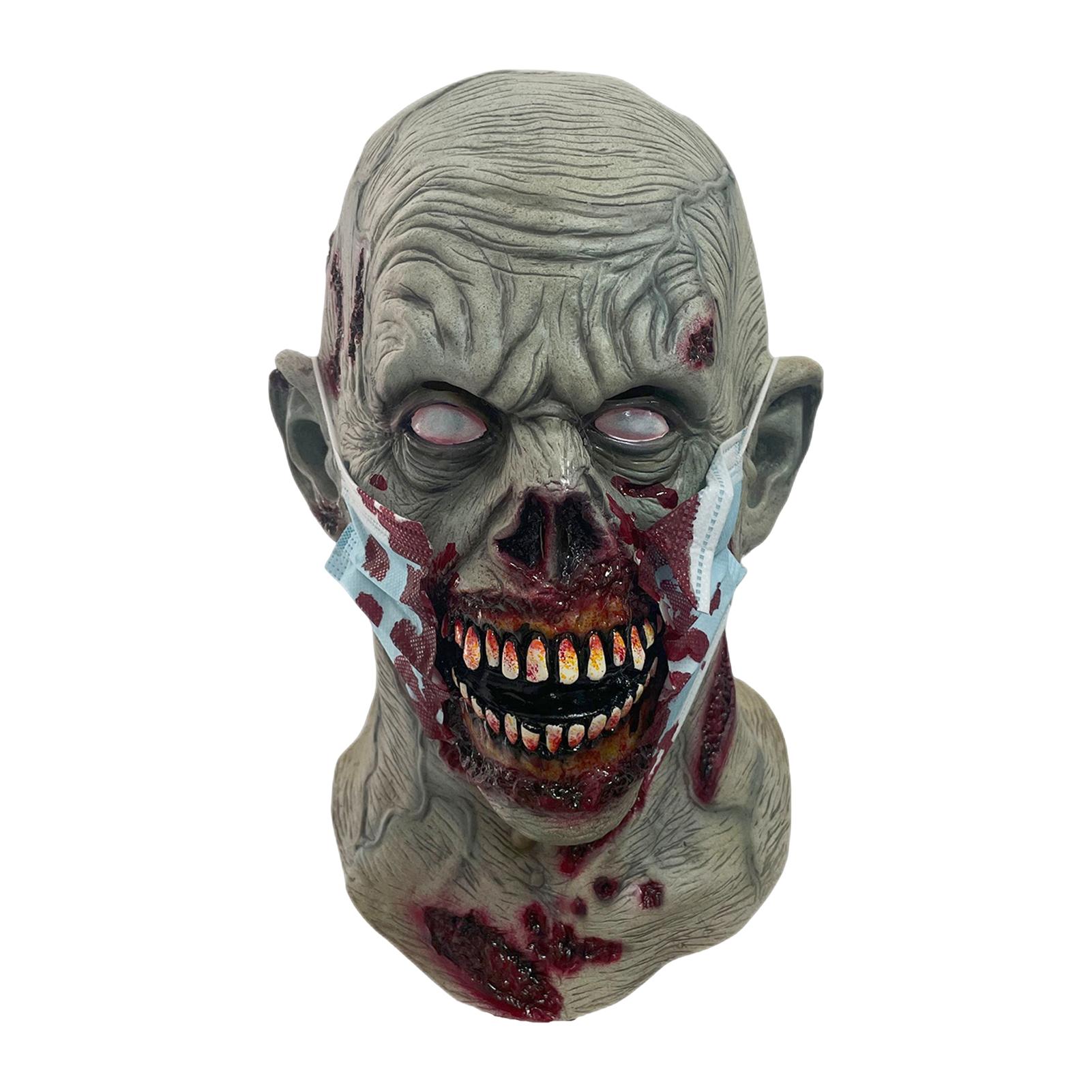 Halloween Zombie Headgear Halloween Horror Zombie Costume Accessories Cosplay Party Costume Accessories For Halloween Masquerade Poland