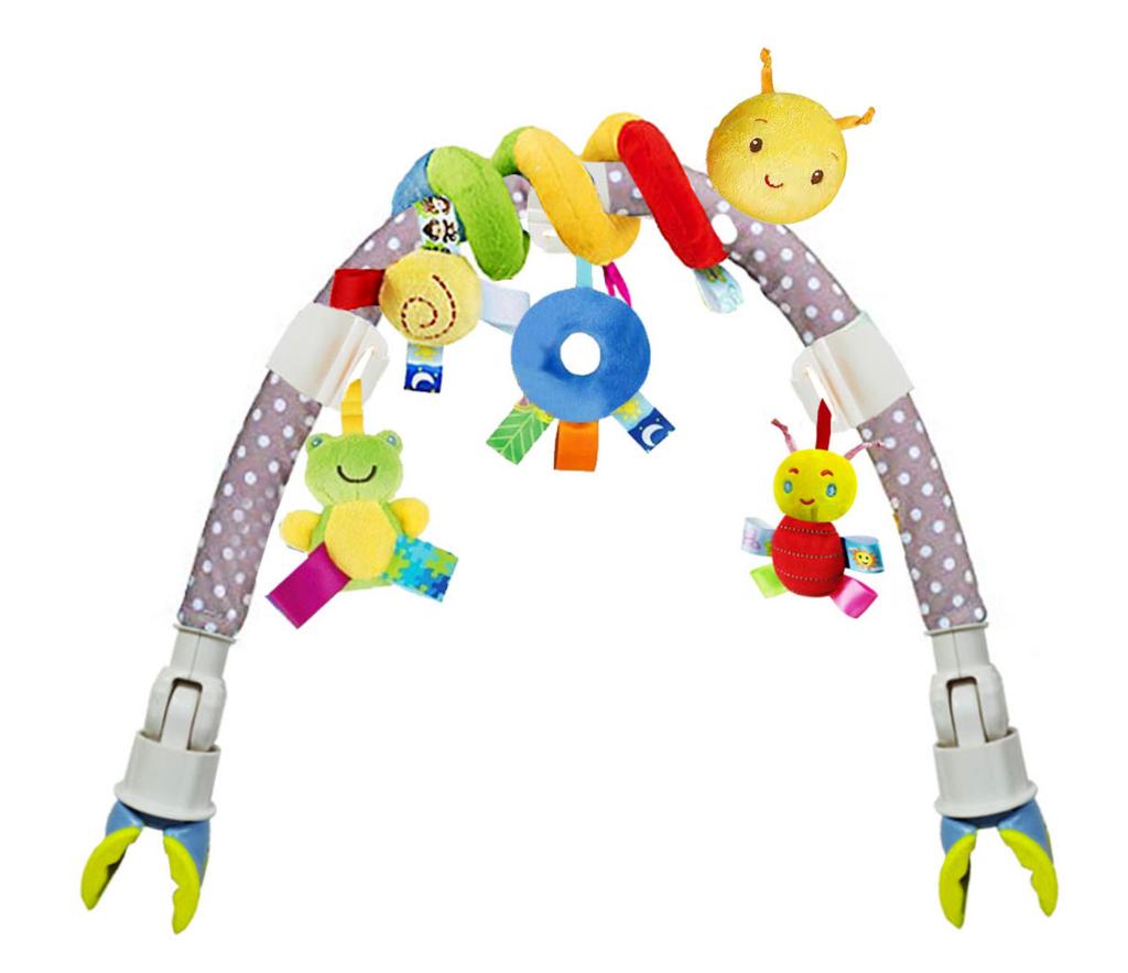 12 Styles Available, Baby Stroller, Hanging Bell, Plush, Baby Color Label, Bed Packaging, Cartoon Multifunctional Bed Packaging
