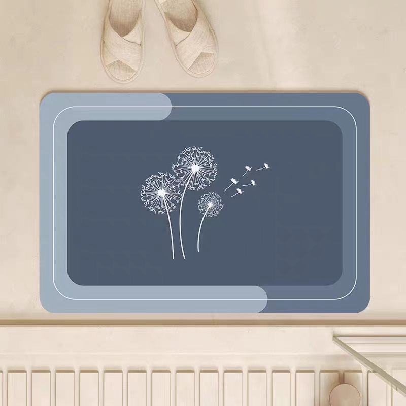 

Коврик из диатомовой грязи с рисунком, милый, впитывающий грязь, простой в уходе, нескользящий коврик для ванной комнаты, быстросохнущий коврик для ванной комнаты 40 * 60cm