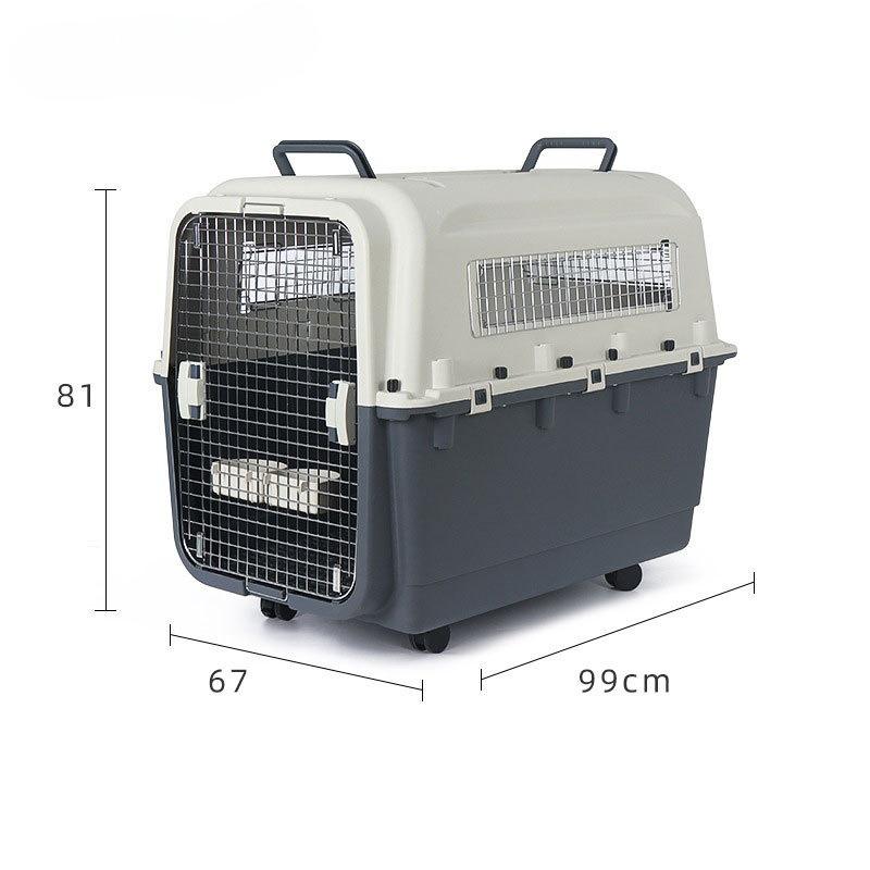 Cross-Border Airline Pet Crate for Medium & Large Dogs – Portable Space Capsule-Style Carrier with Large Capacity
