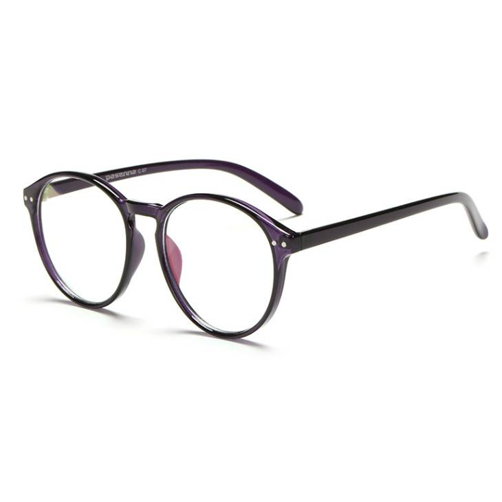 Retro Acetate Round Prescription Glasses Frame Women Men Optical Myopia Photochromic Eyewear 0 -0.5 -1.0 -2.0 To -6.0
