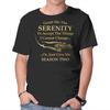 Unisex Crew Neck T-Shirt Grant Me The Serenity Graphic Short Sleeve Casual Tee