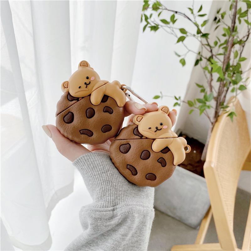 Applicable AirPods 1 Protective Case Cute Cartoon Silicone 1st Generation 1st Generation 4th Generation New 3rd Generation Apple Wireless Earphone Cas