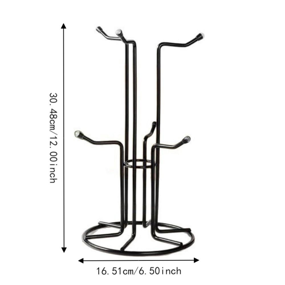Decorative Mug Drying Rack Large Capacity Coffee Cup Holder Mug Hanging Display Rack Wedding