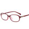 High-Definition Elegant Ladies' Metal Hyperopia Anti-Blue Light Reading Glasses