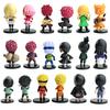 12pcs/set Anime Figure Naruto Shippuden Hinata Sasuke Itachi Kakashi Gaara Action Figure Q Version PVC Figures ToysGift