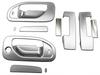 BRIGHTZ Chrome Door Handle Satin for NV350 Caravan E26 Compatible with and VW6E26 Models and VW6E Covers, Silver, (Van) [DHC-NOBU-479] CS4E26, CW4E26,