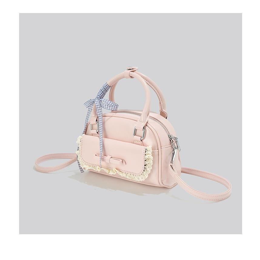 Ielgy Bowling Ball Pillow Bag High-End Boston Crossbody Bag