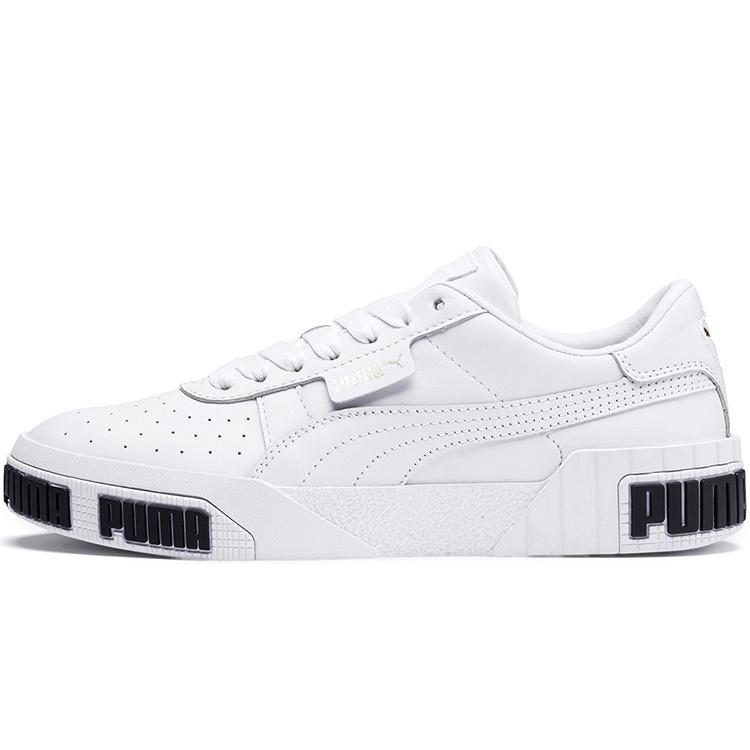 (WMNS) PUMA Cali Bold White Metallic Gold Women s 370811-01 EU 35.5