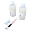 2 Pcs Clay Varnish 250ml Prevent Cracking Scratch Wear High Glass Air Dry Clay Glaze for Plaster Pre Coated Metal Wood