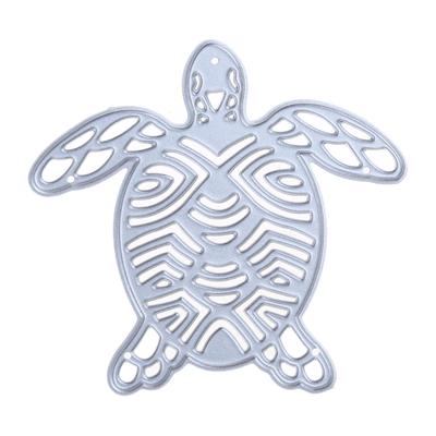 Troqueles de Corte Metálicos de Tortuga Marina para Tarjetería Scrapbooking Plantilla DIY de Papel