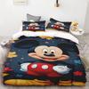 Mickey Cute Printed Cartoon Quilt Duvet Cover Set Bedding Twin 3-Piece 1 Children'S  Queen/King Bed Warm Gifts Queen/King