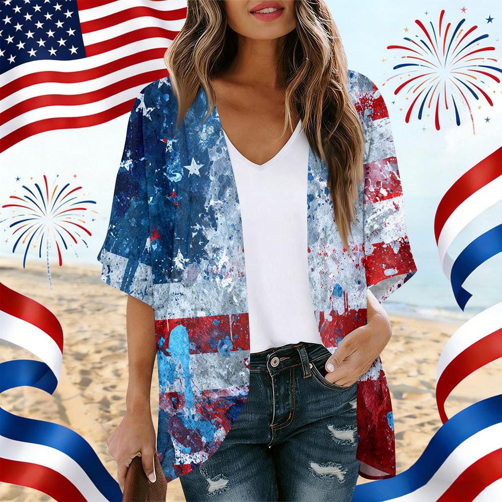 Womens Spring Tops Summer Shirts for Women Womens Summer Shirts Womens Summer Tops Dressy Casual Lightweight Loose Fit Kimono Cardigan