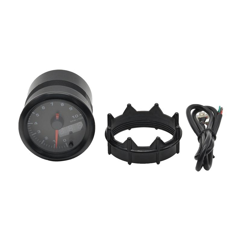 Dragon 52mm Auto 7 Farben LED Doppelanzeige Ladedruck Wassertemperatur Öltemperatur Druckanzeige Volt Luft-Kraftstoff-Verhältnis EGT Gas Drehzahlmesser RPM Anzeige