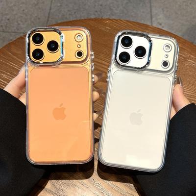 Luxury Transparent Silicone Phone Case For iPhone 17 Air 16 15 14 13 12 11 Pro Max Plus Clear Shockproof Bumper Back Cover