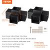 Pergola Bracket Kit 6''x6'', Inner Size 5.6"x5.6 2pcs 4-Way Heavy Duty Corner Bracket Woodworks DIY Post Base Kit, Easy Installation Wooden Beams for