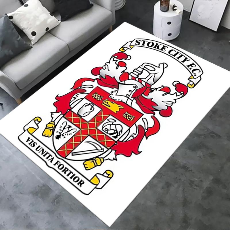 2025 New Stoke City FC Carpet Rug for Living Room Bedroom Home Sofa Decoration,Kids play Non-slip Floor Mat182