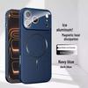 Matte Magnetic Heat Dissipation Case for iPhone 17 Pro Max, Full Coverage with Apple 16 Lens Protection