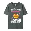 Ramen and Graphic for Ramen and Graphic for T Shirts for Men Normal Tops Tees Latest Printing Tops Shirts Cotton