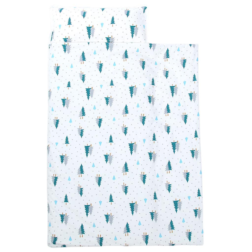 Kleinkind Nickerchenmatte Schlafsack mit Kissen Kinder Schlafunterlage mit abnehmbarem Kissen Hübsiger Druck Decke Baby Gitterbett Deko