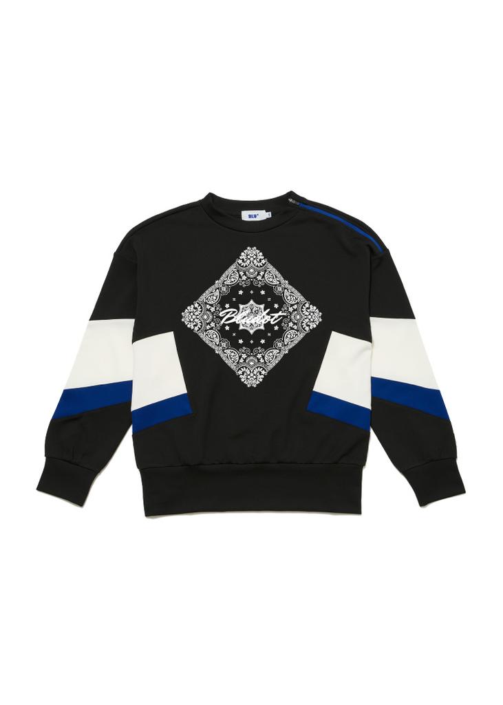 BLUDOT Bandana Colorblock Round Shirt_Xb
