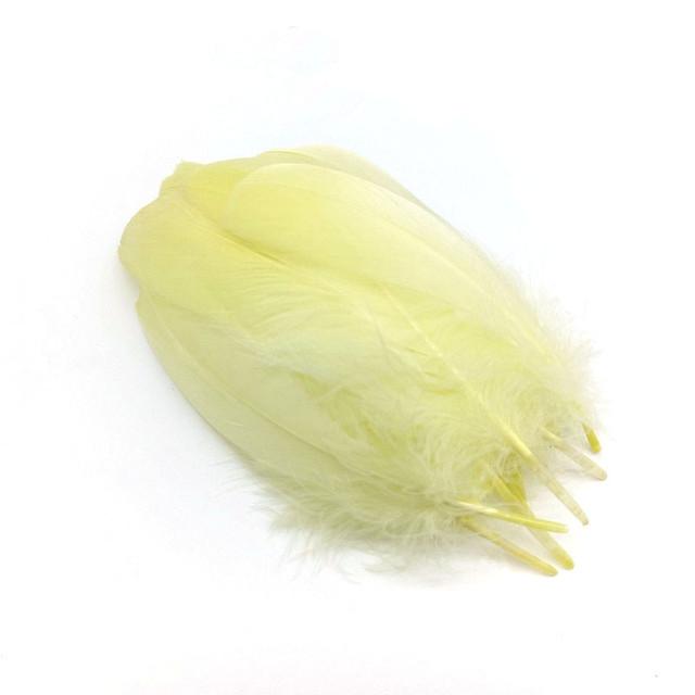 20pcs /Lot Goose Feathers For Crafts Diy Pluams Jewelry Making Wedding Clothing Decoration Accessories Needlework Plumes 15 .20cm