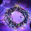 8 Flashing Modes LED Firecracker Lights Remote Controlled Copper Wire Design Remote Control Lights Energy Saving