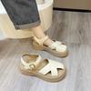 Fashion Ladies Shoes Sandals for Women Outdoor Summer 2024 Roman Style Footwear Platform H Comfortable and Elegant Chic Shoe Vintage F