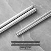 304 Stainless Steel Anti-slip Chopsticks - 10 Pairs