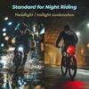 Night Riding Bike Light Set Lighting Systems With Quick Releases Clip And High Visibilities For City Or Trail Cycling