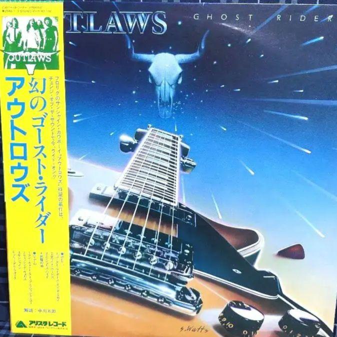 

[USED] A rare translucent Japanese disc with obi strip, the legendary Ghost Rider record by Outlaws