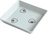 Ippinsha Gyutto Square Made In Gift Item 47092 Onigiri-san (Plum Onigiri-san) Plate, Japan, Microwave/Dishwasher Safe,