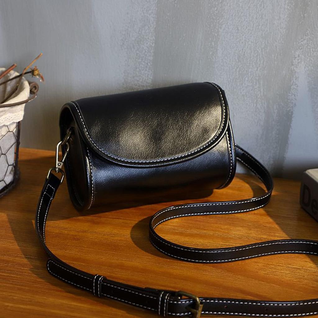 Bearneko Women's Genuine Leather Smartphone Pouch Shoulder Bag, Wallet Shoulder Bag, Small, Lightweight, Waterproof, Crossbody Bag, Fashionable Gift